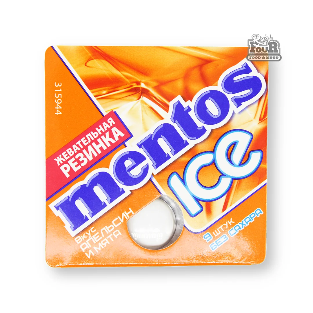 Жевательная резинка «Mentos» со вкусом апельсина и мяты 12,9г
